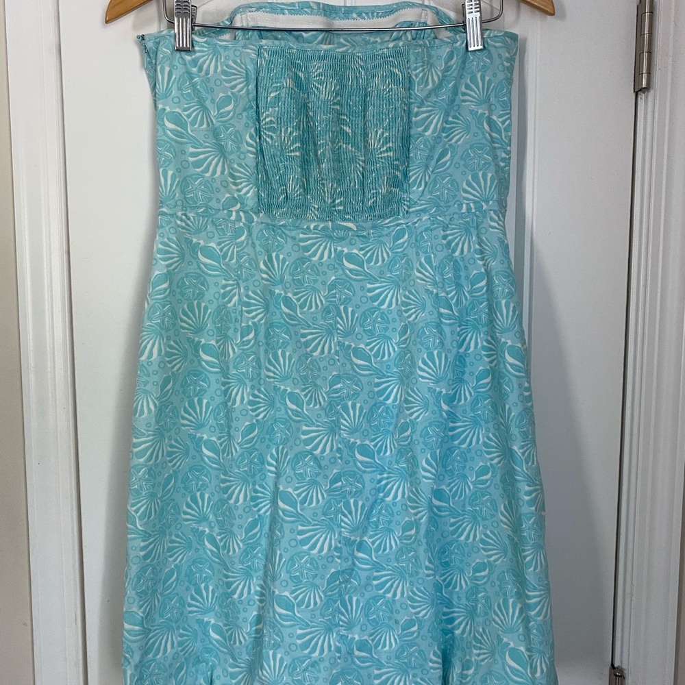 Vineyard Vines Shell Strapless Dress - Picture 2 of 4